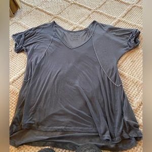 Blue shear top. Size XS. Super flowy.